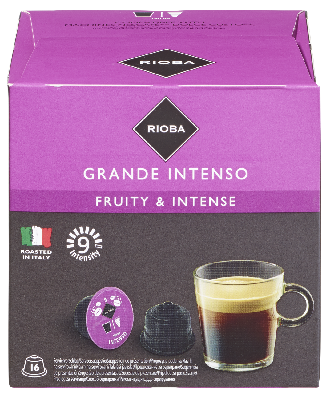 Rioba Dolce Gusto Grande intenso 16 