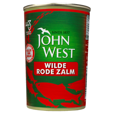 Beter Mand lijst John West MSC Wilde Rode Zalm 418 g | Makro Nederland