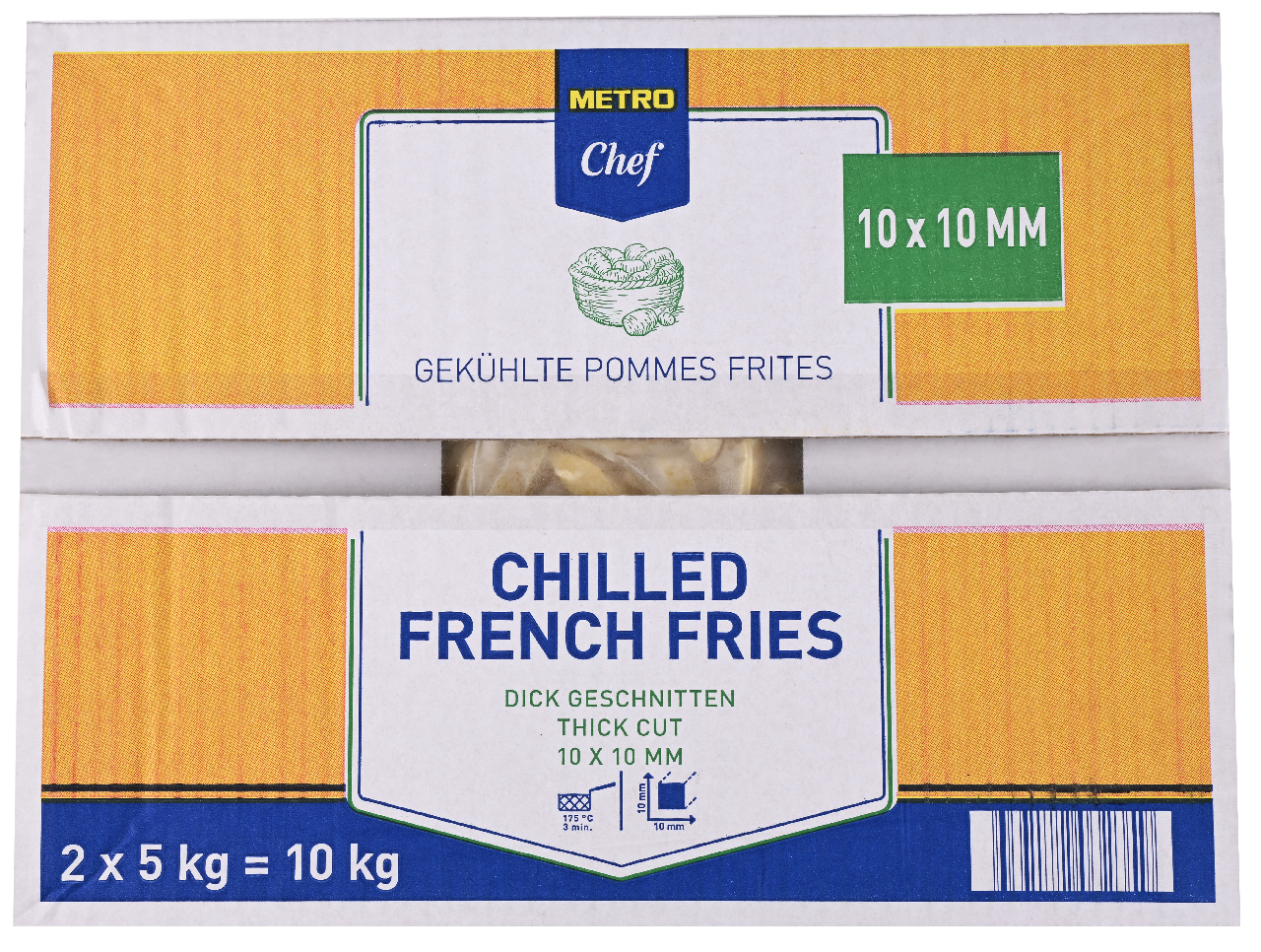 METRO Chef Franse frites 10 mm 10 kg *