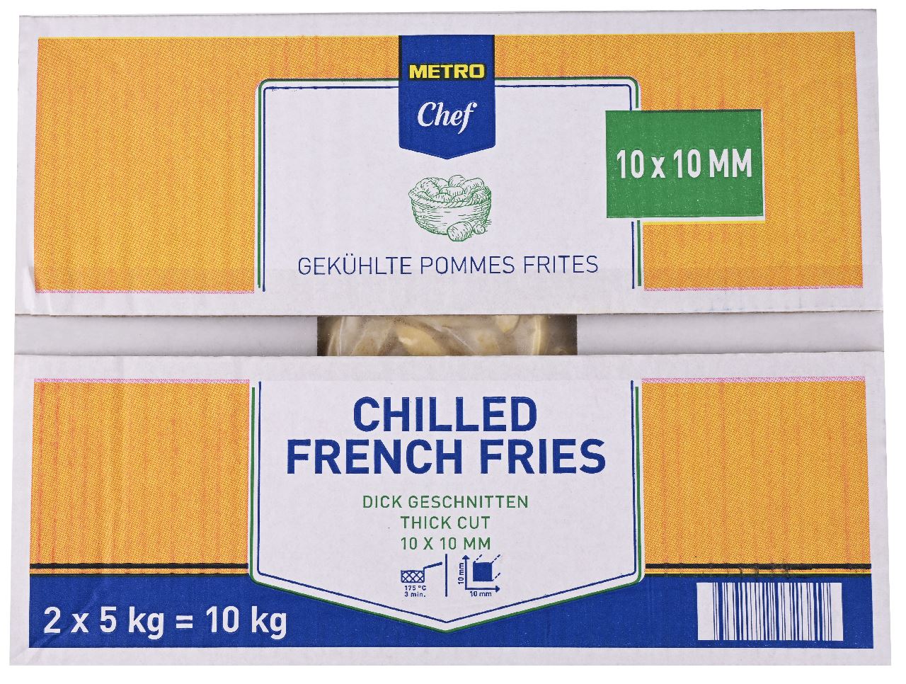 METRO Chef Franse frites 10 mm 10 kg *