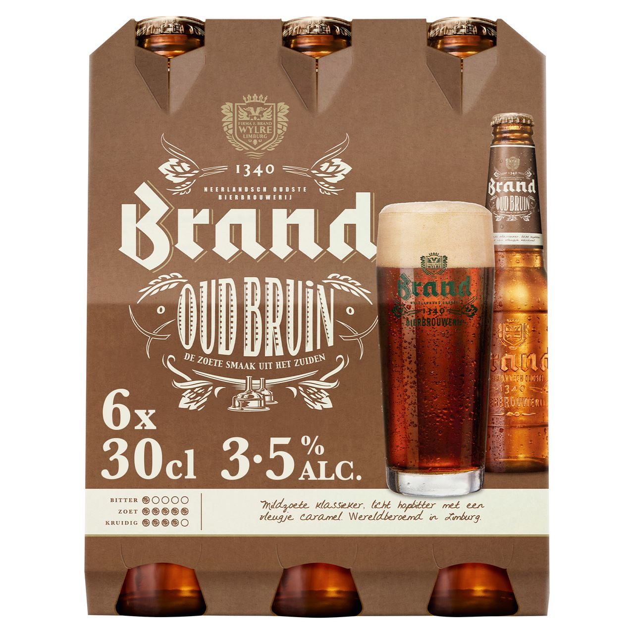 Brand Oud Bruin Bier Fles 24 x 30 cl