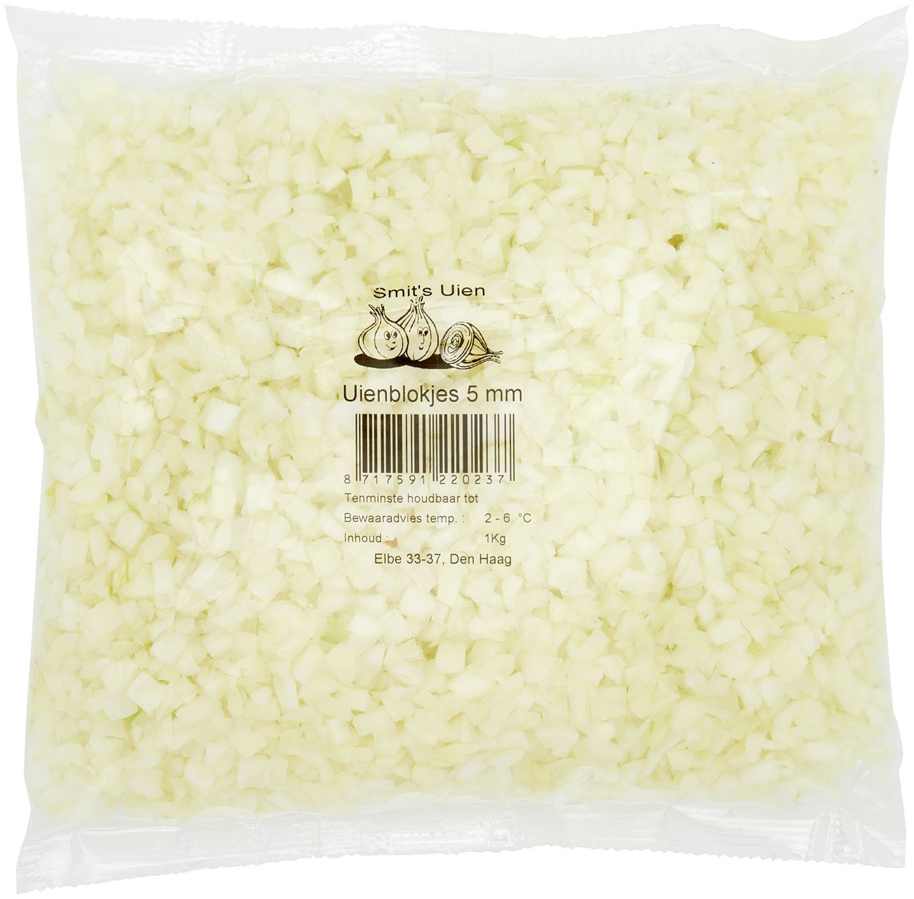 Uienblokjes Wit 5mm 20 x 1 kg *
