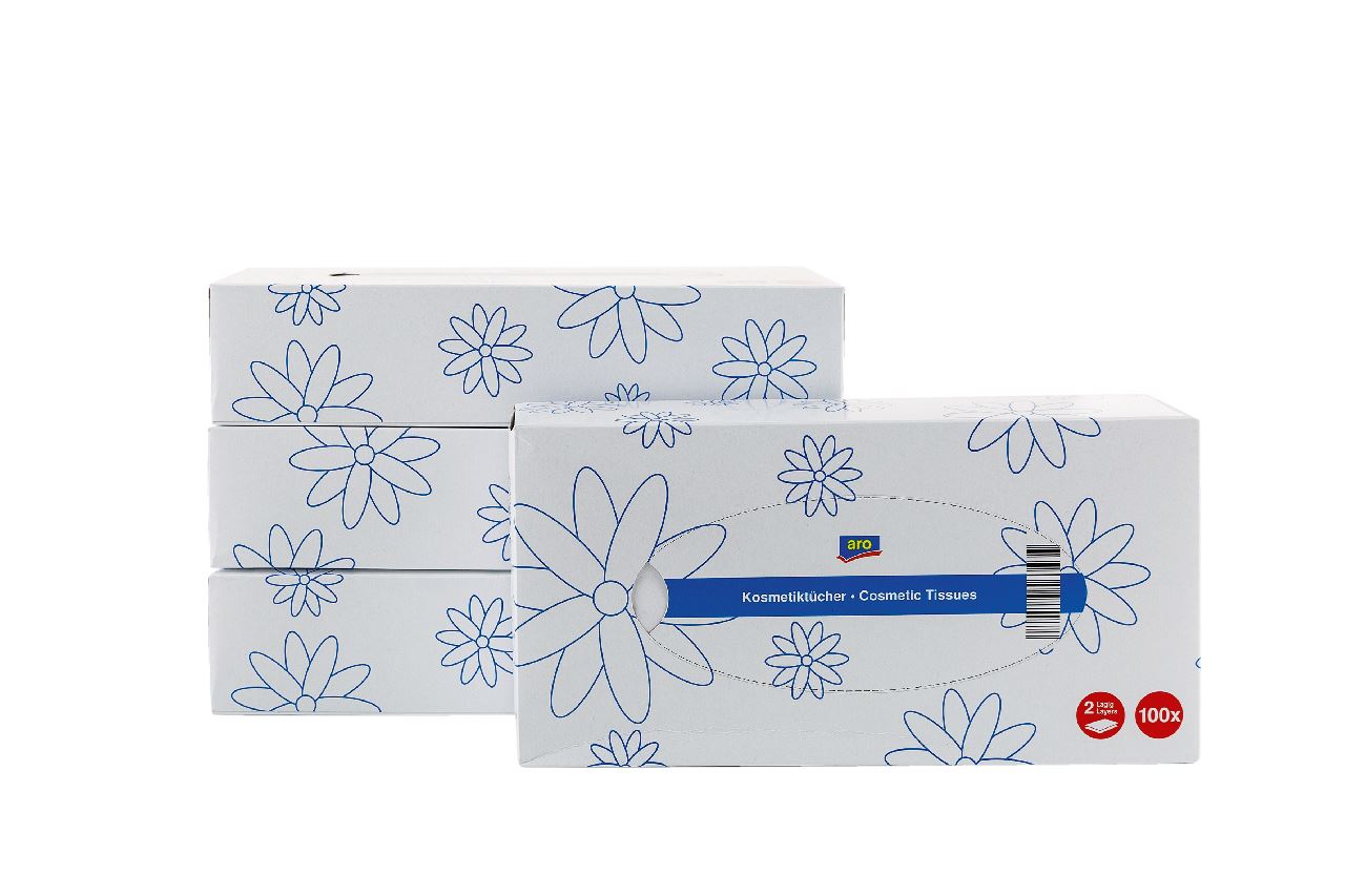 aro Tissue 2-laags 4 x 100 stuks