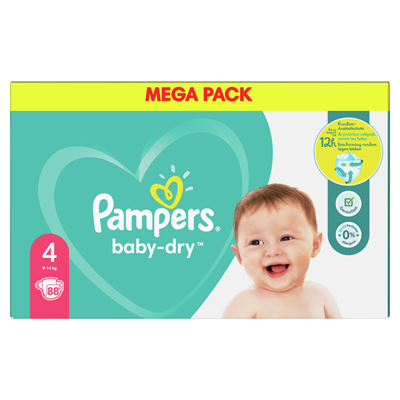 Resultaat doen alsof Dollar Pampers Baby-Dry Maat 4, 88 Luiers, Tot 12 Uur Bescherming, 9-14kg | Makro  Nederland