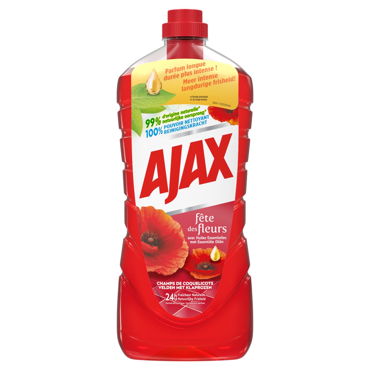AJAX Fête des Fleurs Rode Bloemen Allesreiniger 12 x 1,25 l