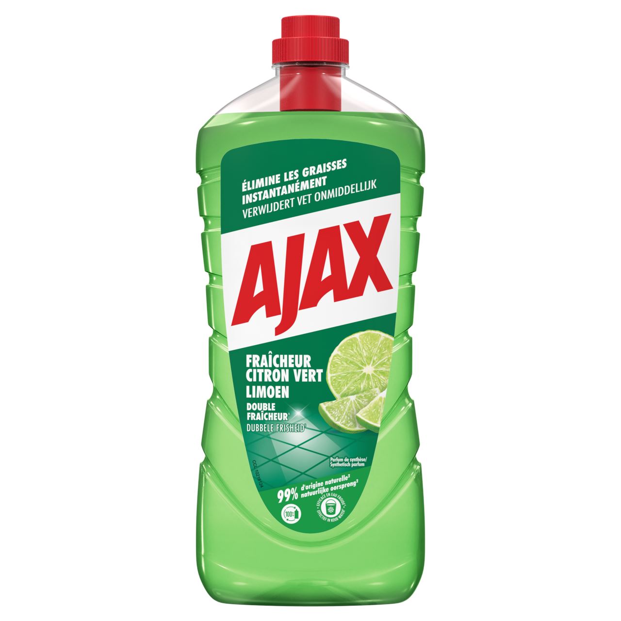 AJAX Limoen Allesreiniger 12 x 1,25 l
