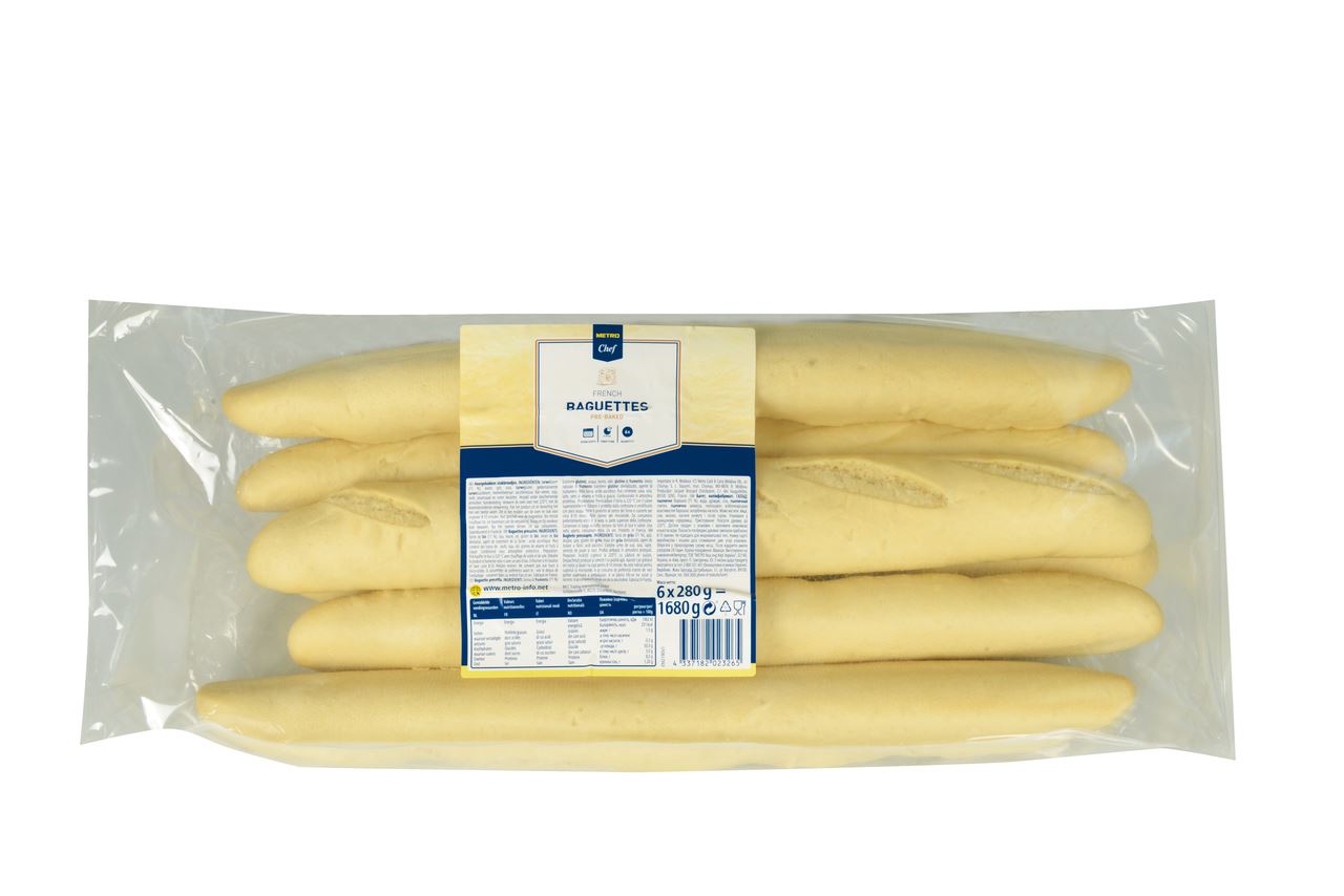 METRO Chef Baguette wit 6 stuks 1,68 kg