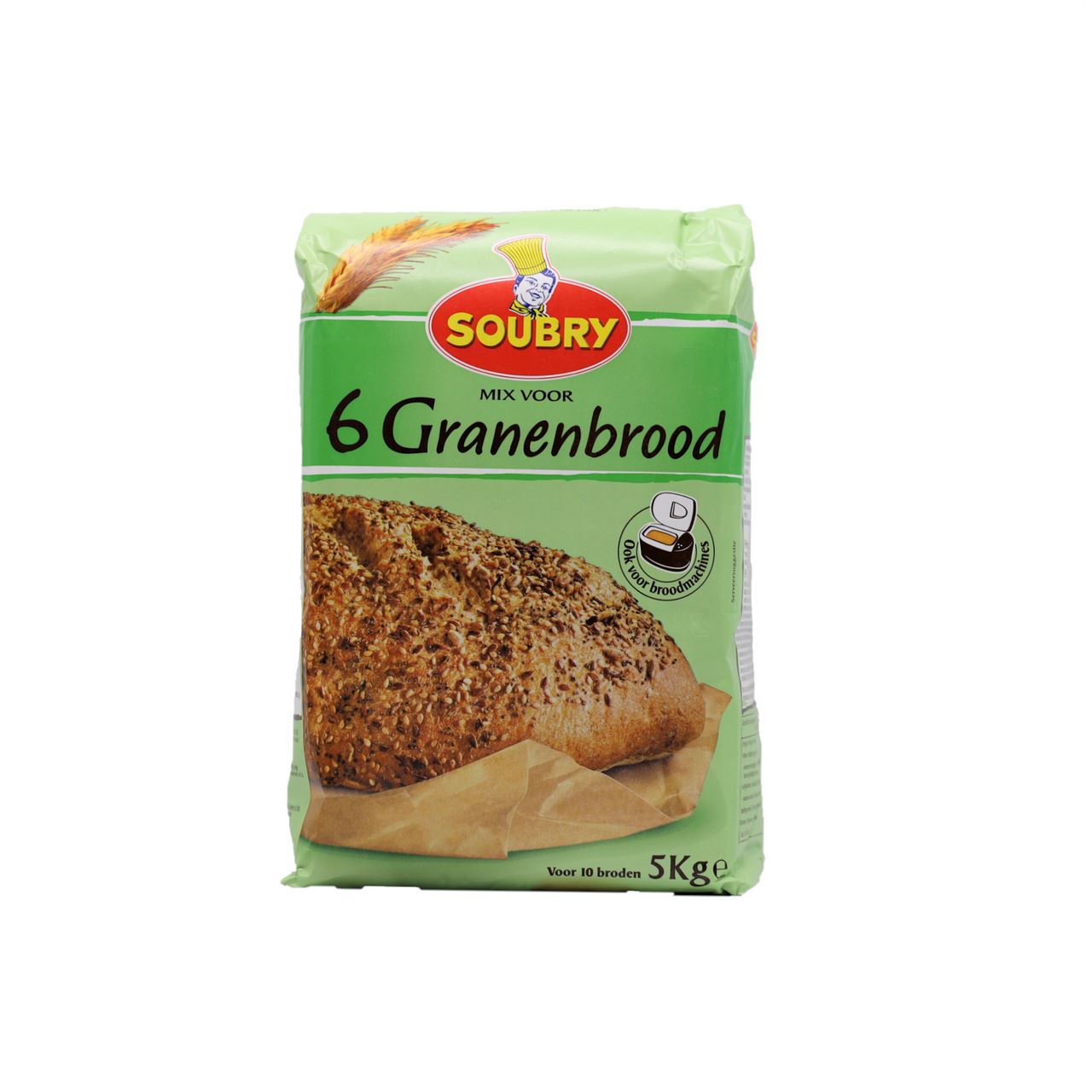 Soubry Bloem Mix 6 Granenbrood 5 kg