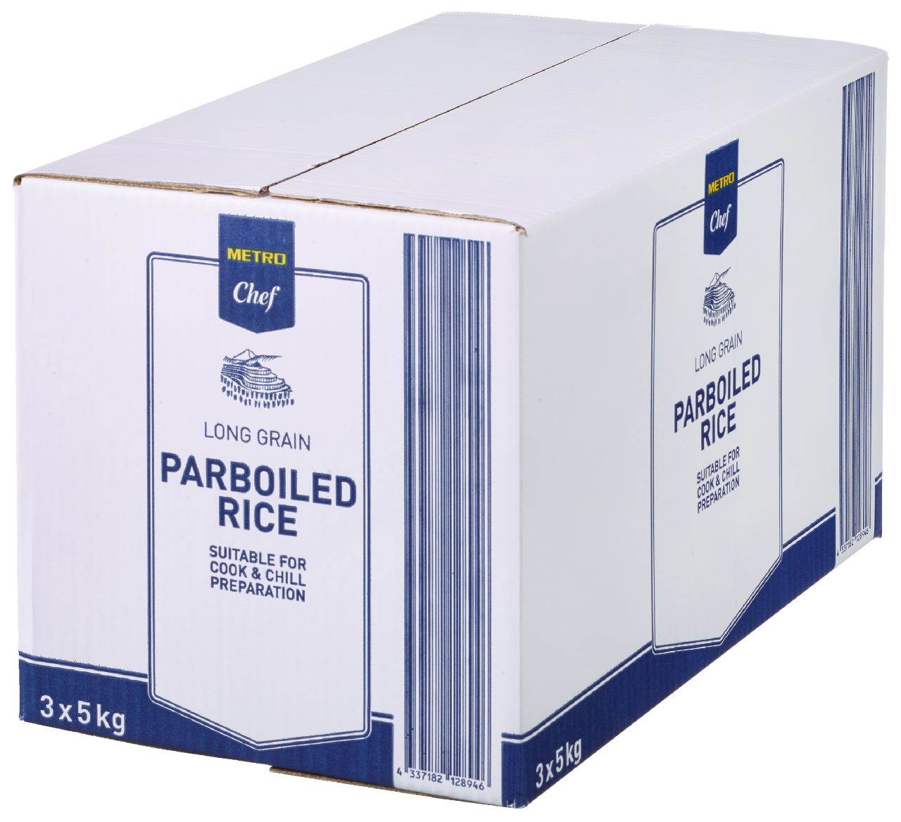 METRO Chef Long Grain Parboiled Rijst 3 x 5 kg