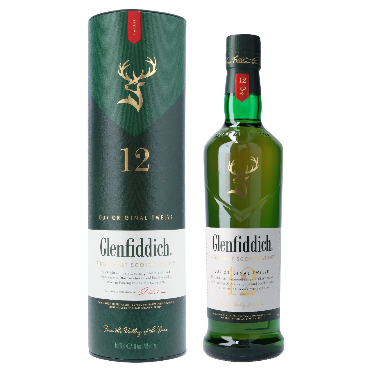 Glenfiddich 12Y Whisky Single Malt 6 x 70 cl 40%