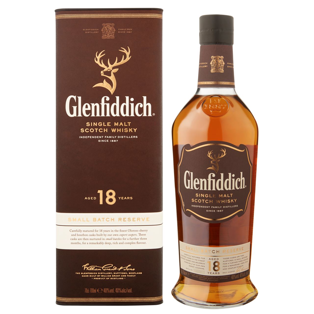 Glenfiddich 18Y Whisky Single Malt 3 x 70 cl 40%