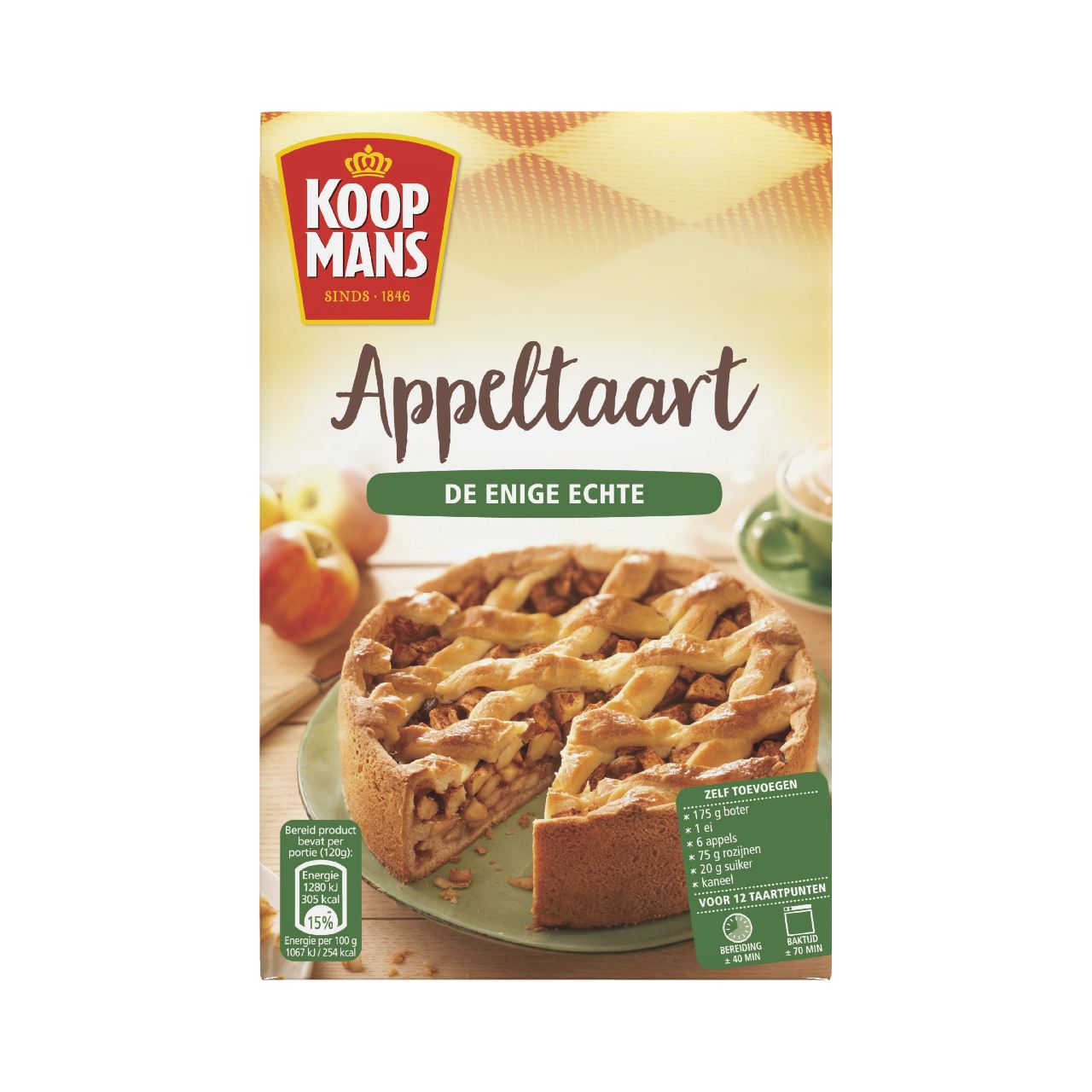 KOOPMANS Mix voor Appeltaart 8 x 440 g