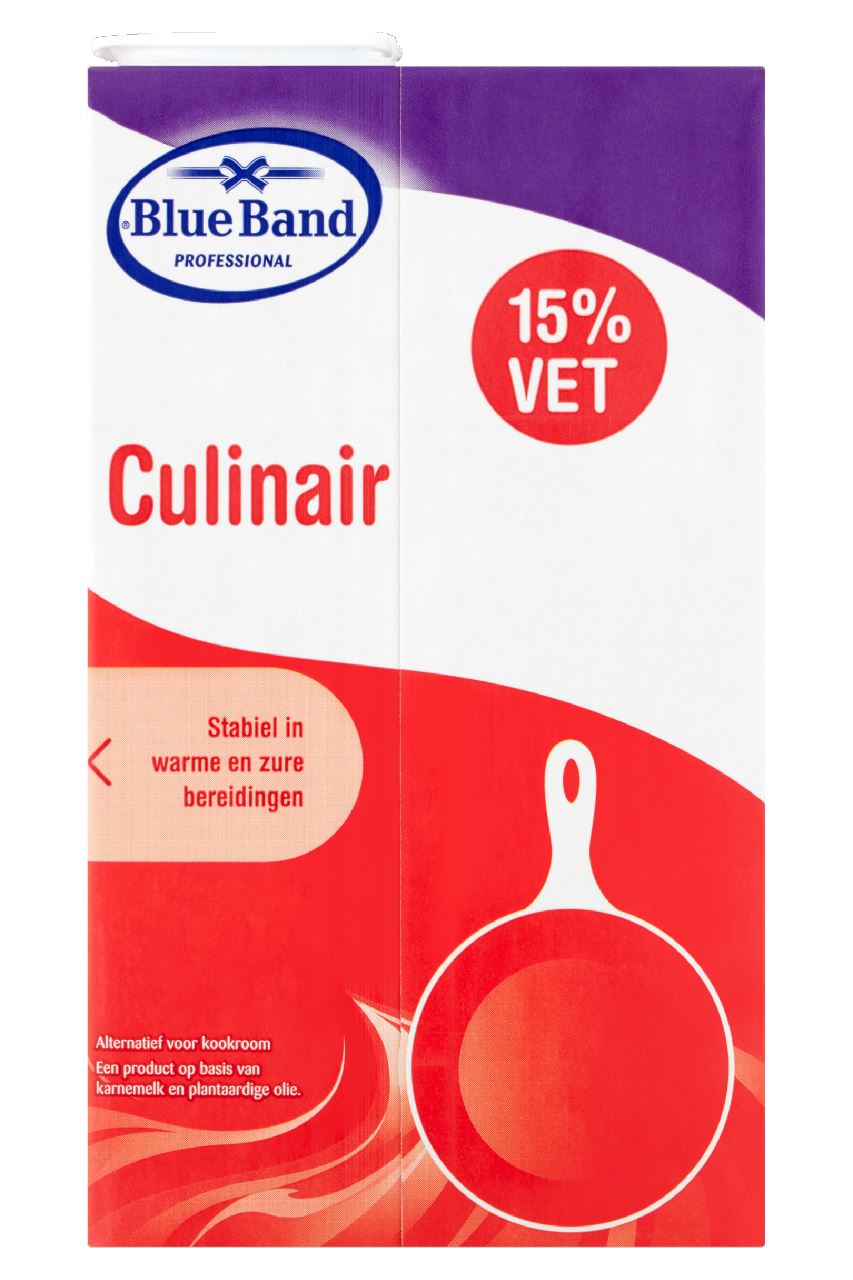 Blue Band Professional Culinair voor Koken 15% vet pak 8 x 1 l