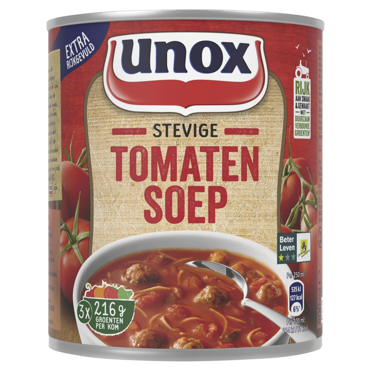 Unox Stevige Tomaat 12 x 841 ml