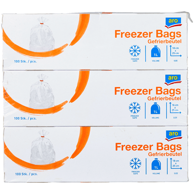 Aro Diepvrieszakjes 1 Liter 3 X 100 Stuks Makro Nederland Aro Diepvrieszakjes 1 Liter 3 X 100 Stuks Makro Nederland