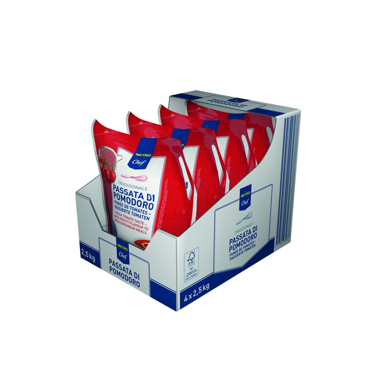 METRO Chef Passata zak 4 x 2,5 kg