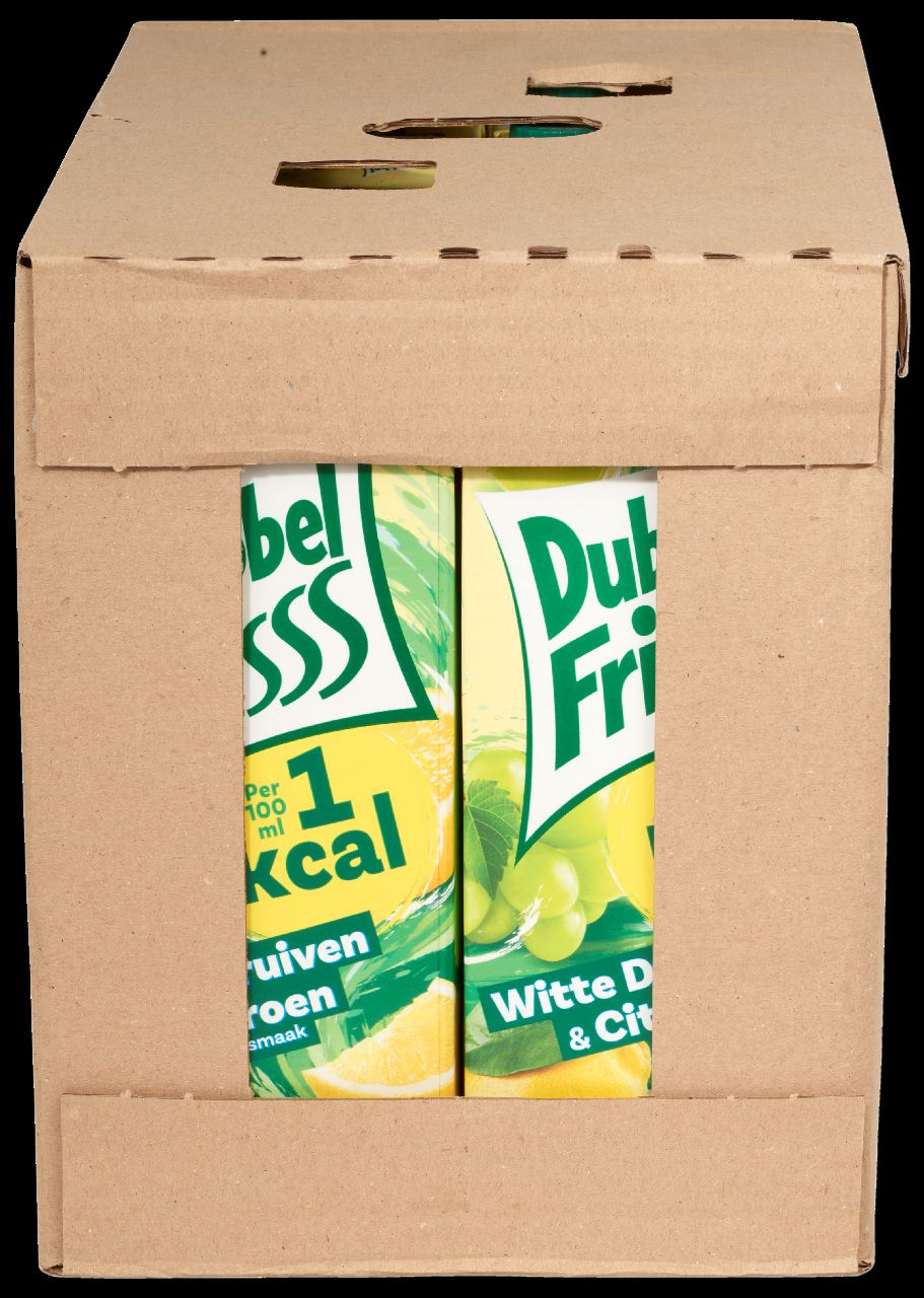 DubbelFrisss 1kcal Witte Druiven-Citroen 8 x 1,5 l