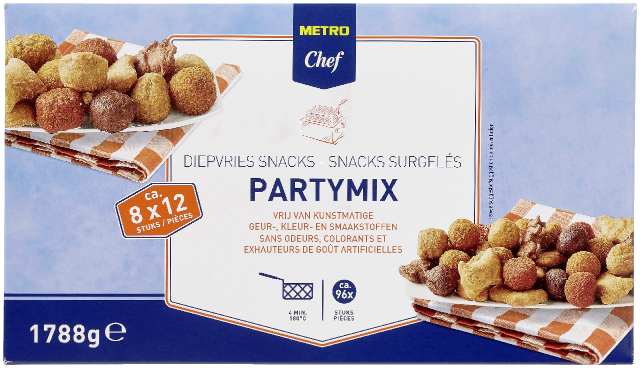 METRO Chef Partymix assorti 96 stuks 1,788 kg *