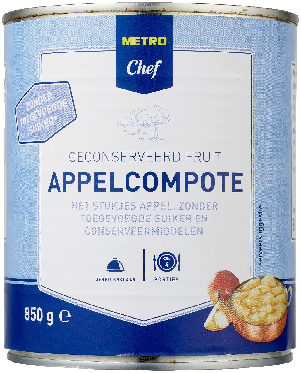 METRO Chef Appelcompote zonder suiker 850 g