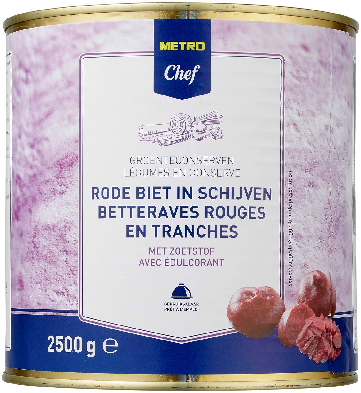 METRO Chef Rode biet schijven 2,5 kg