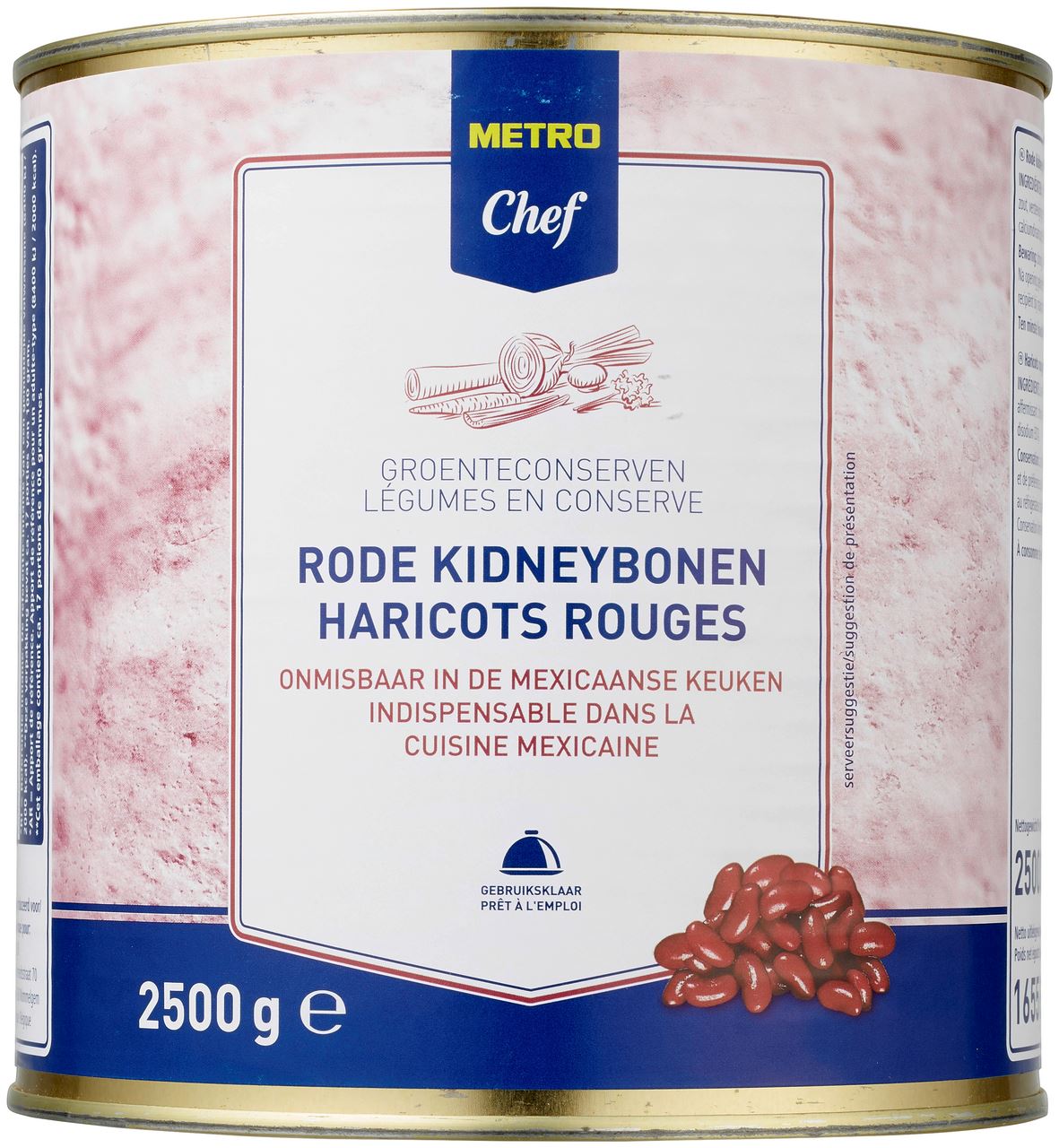 METRO Chef Rode kidney bonen 3 x 2,5 kg