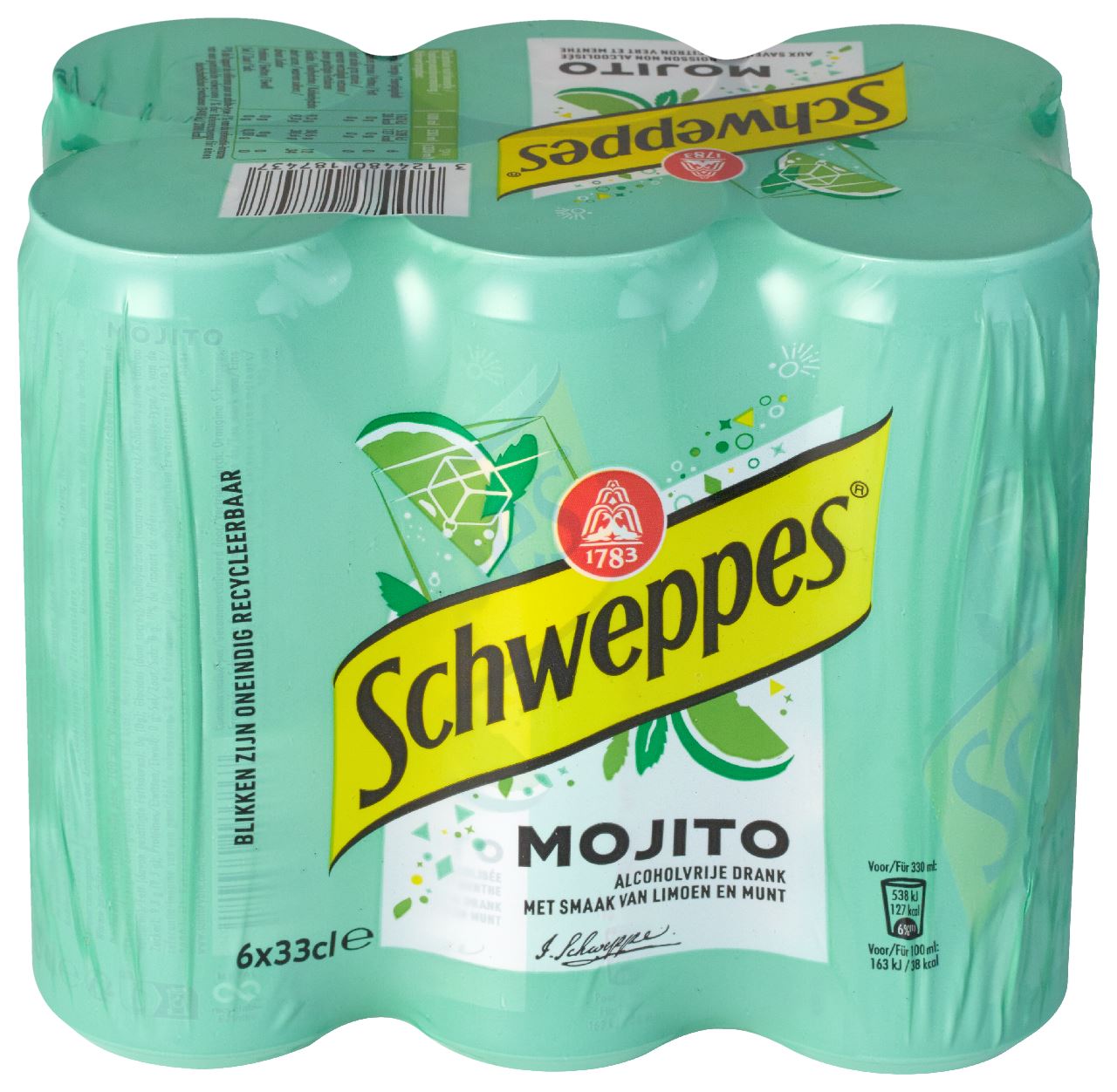Schweppes Virgin Mojito Alcoholvrije Drank 6 x 33 cl