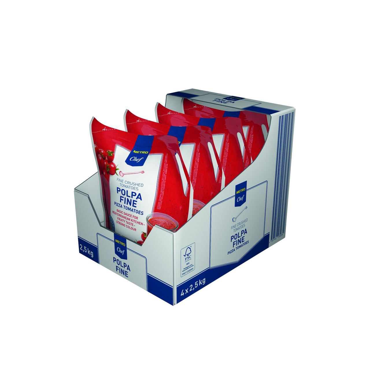 METRO Chef Polpa fine 4 x 2,5 kg