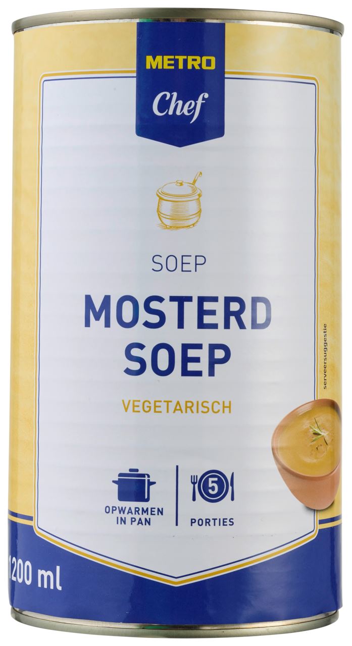 METRO Chef Mosterdsoep 6 x 1,2 l