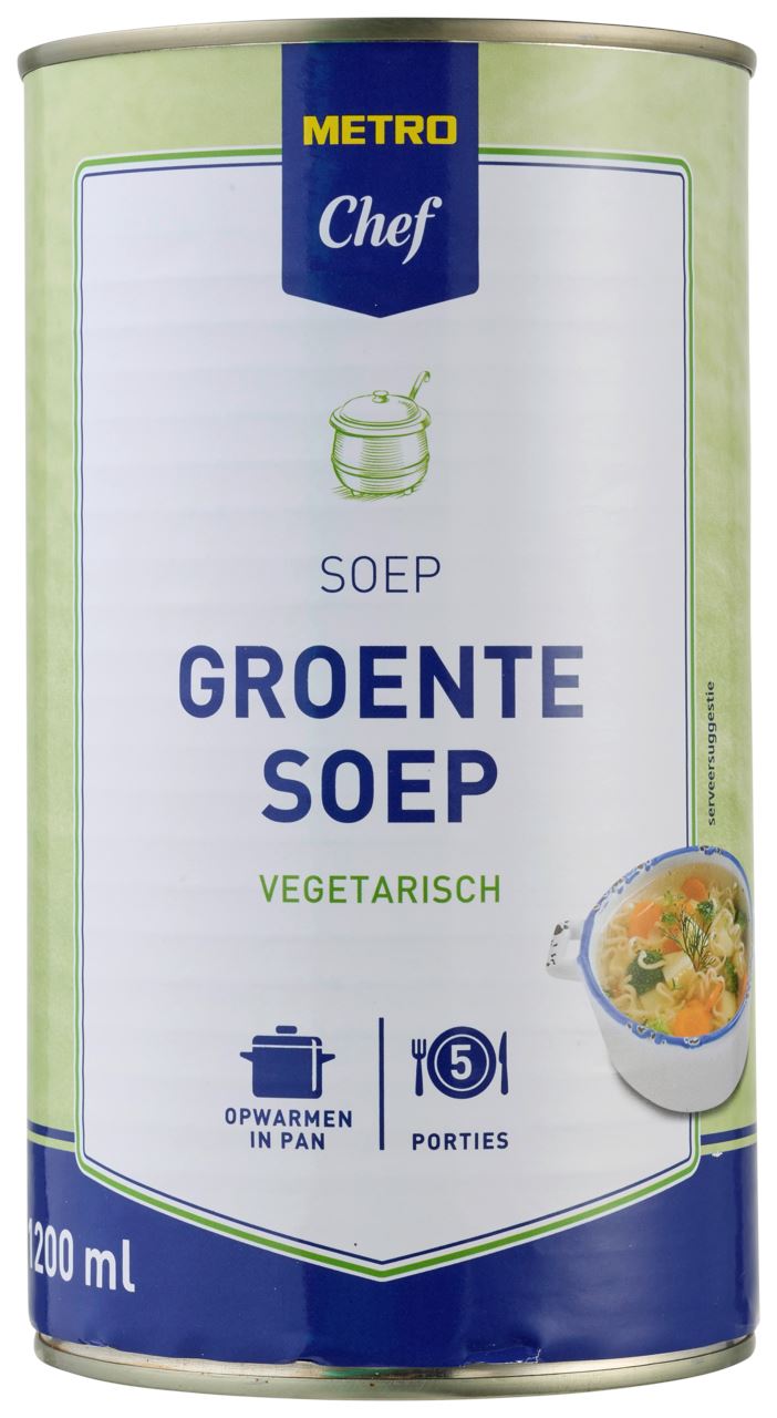 METRO Chef Groentesoep 6 x 1,2 l