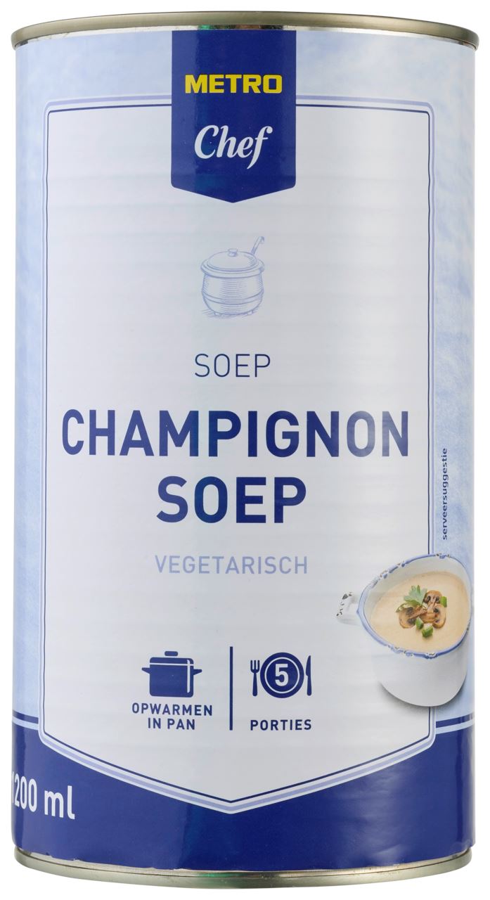 METRO Chef Champignonsoep 6 x 1,2 l