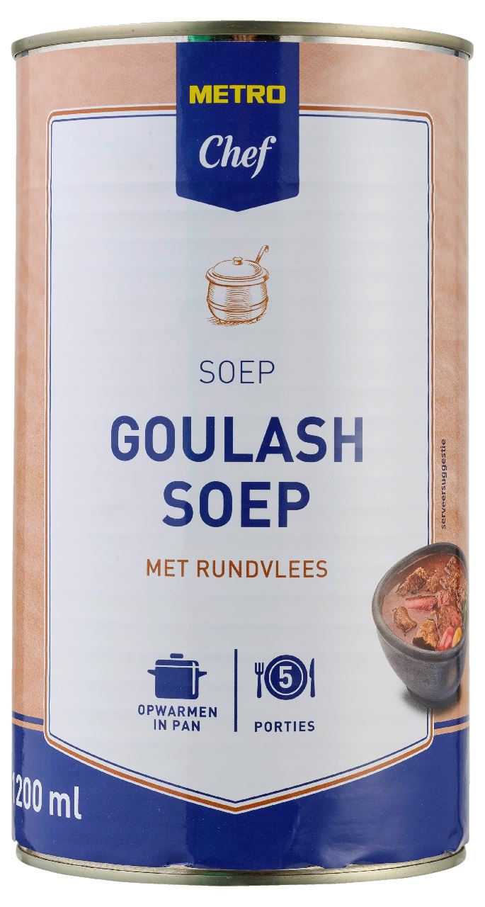 METRO Chef Goulashsoep 6 x 1,2 l