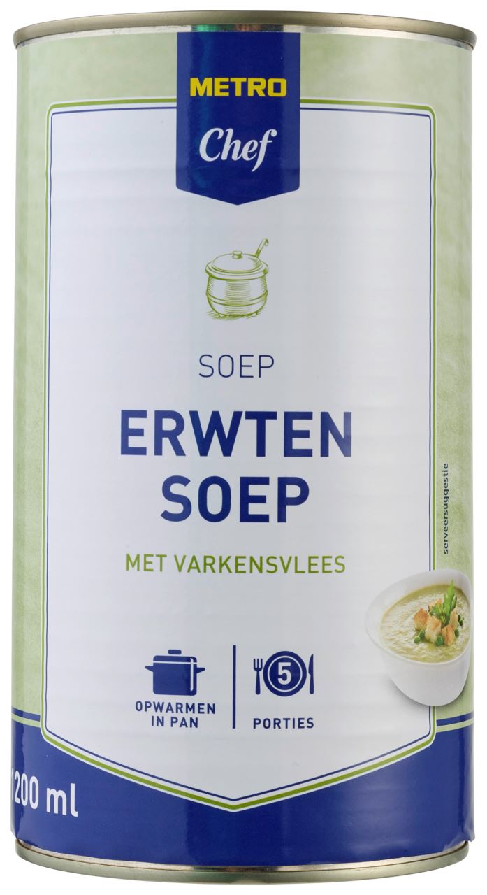 METRO Chef Erwtensoep 6 x 1,2 l