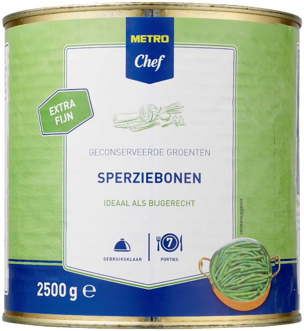 METRO Chef Hele sperziebonen extra fijn 3 x 2,5 kg