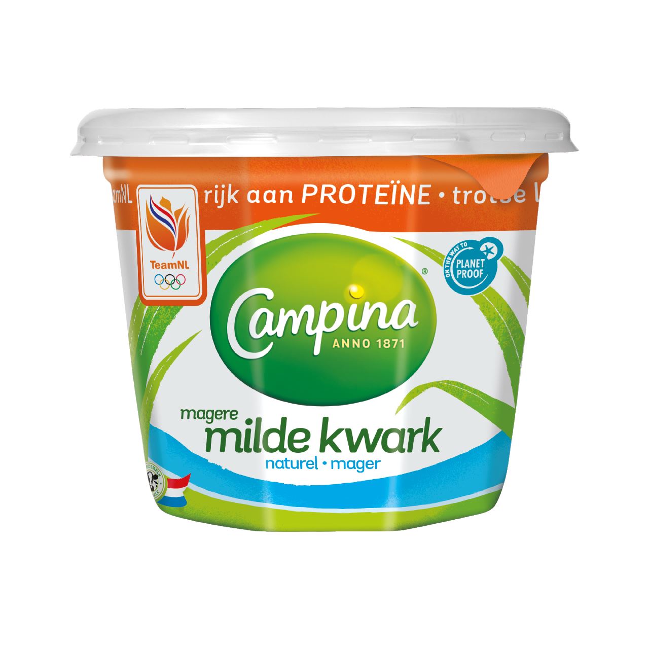 Campina Magere milde kwark naturel 6 x 500 gram
