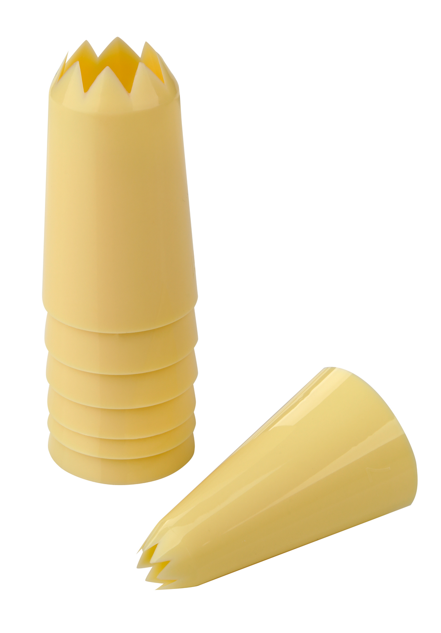 METRO PROFESSIONAL Spuitmondjes Gekarteld 7 stuks