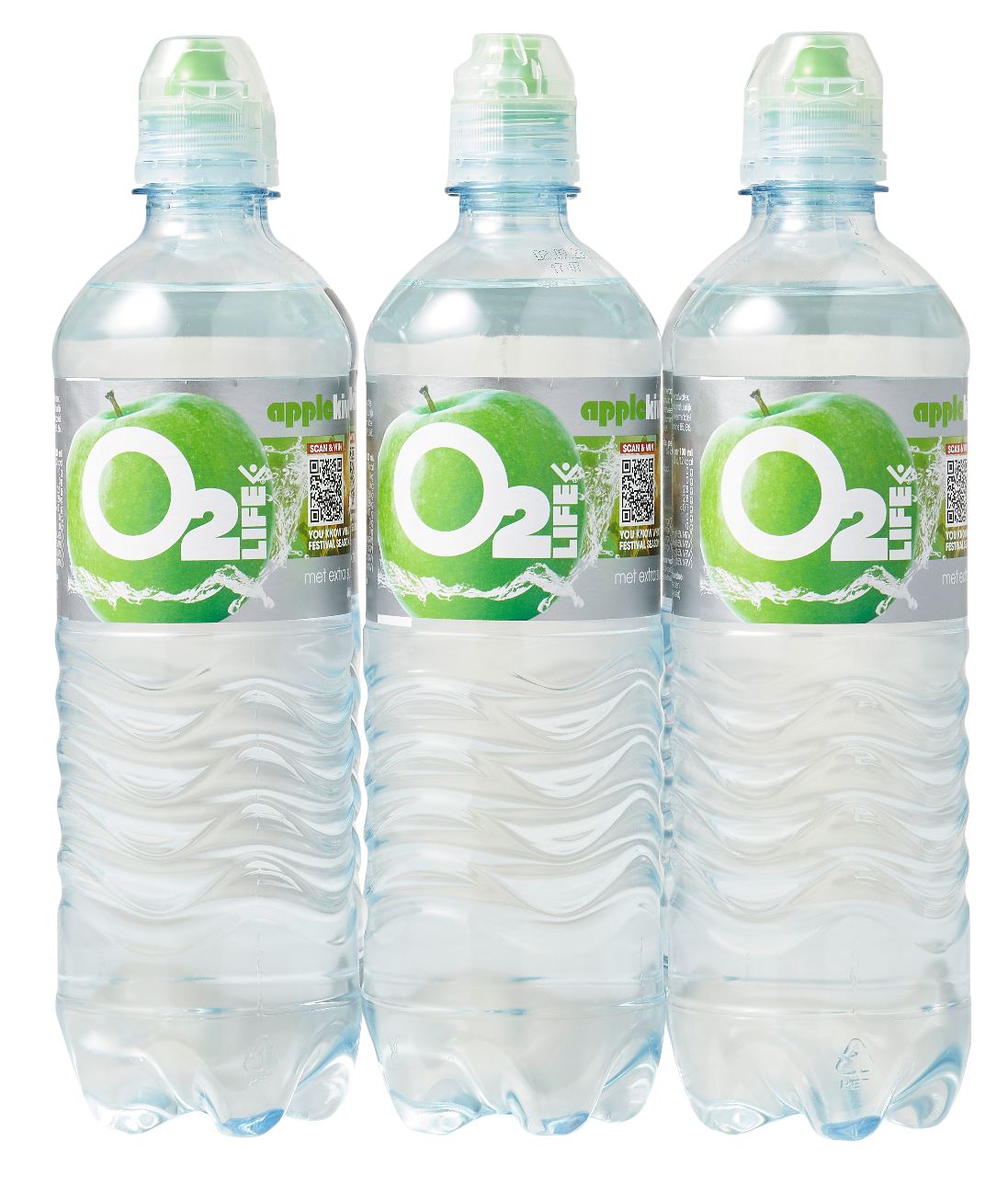 O2Life Appel/Kiwi 6 x 75 cl