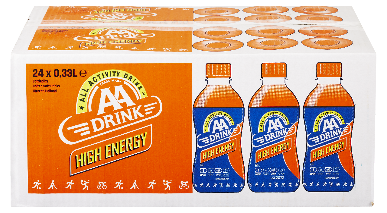 AA Drink High energy PET 24 x 33 cl