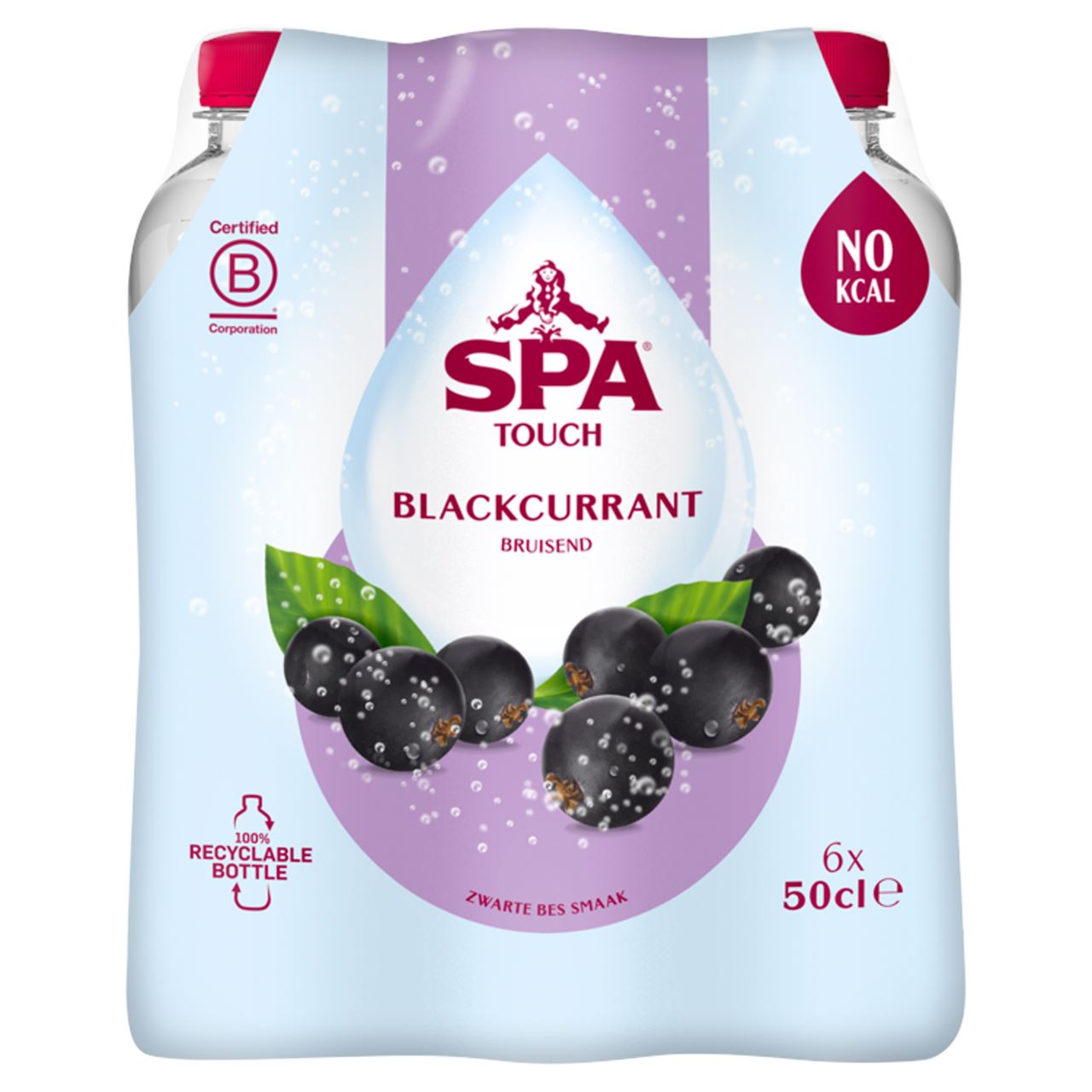 SPA Touch Bruisend Blackcurrant 6 x 50 cl