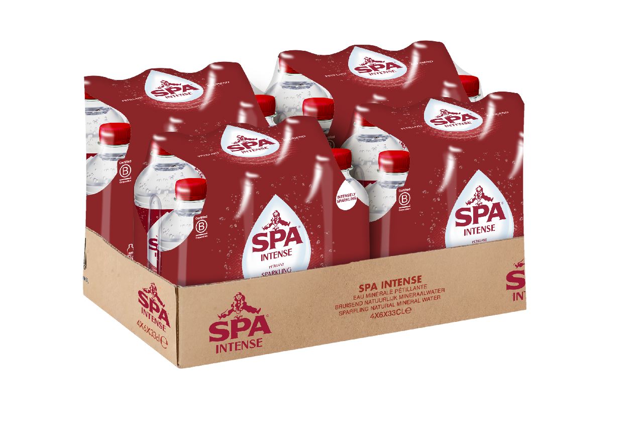 SPA Intense Bruisend Natuurlijk Mineraalwater 24 x 33 cl