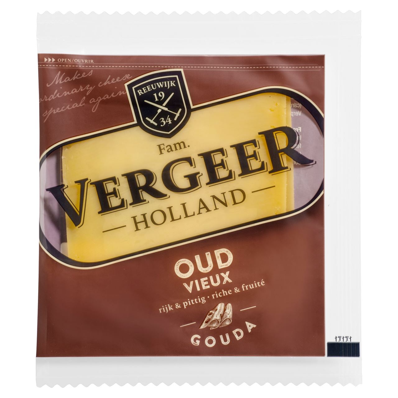 Vergeer 2 plakken Gouda oud 30 g