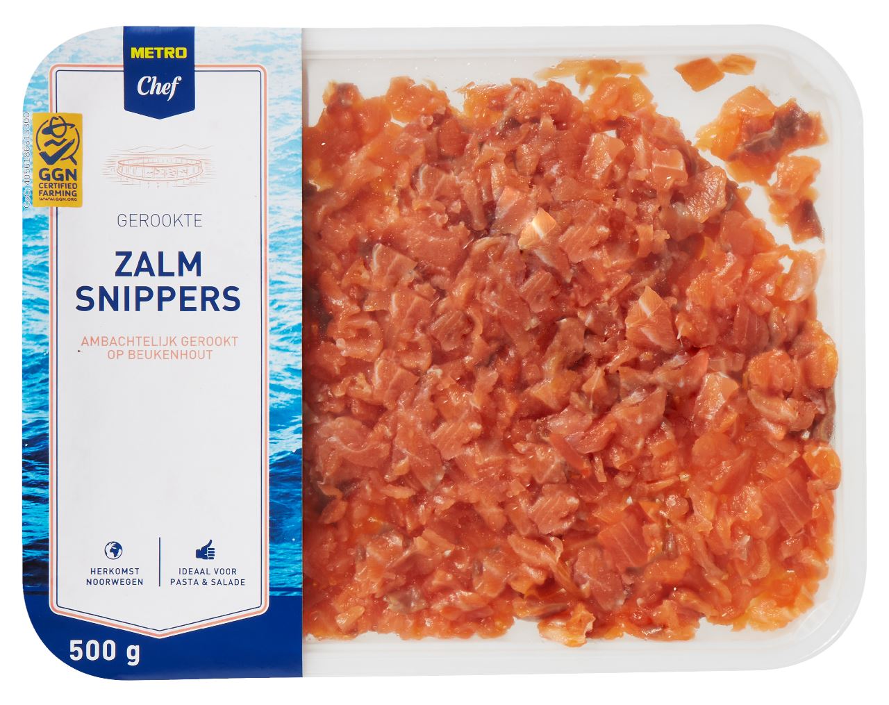 METRO Chef Gerookte Noorse zalm snippers 500 g *