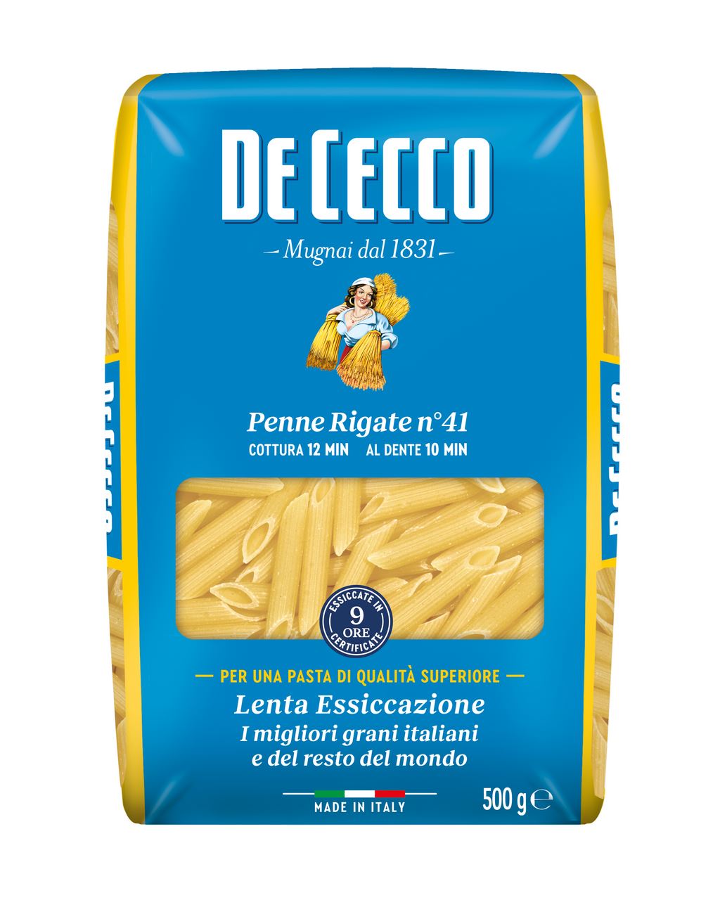 DE CECCO Penne rigate n° 41 24 x 500 g