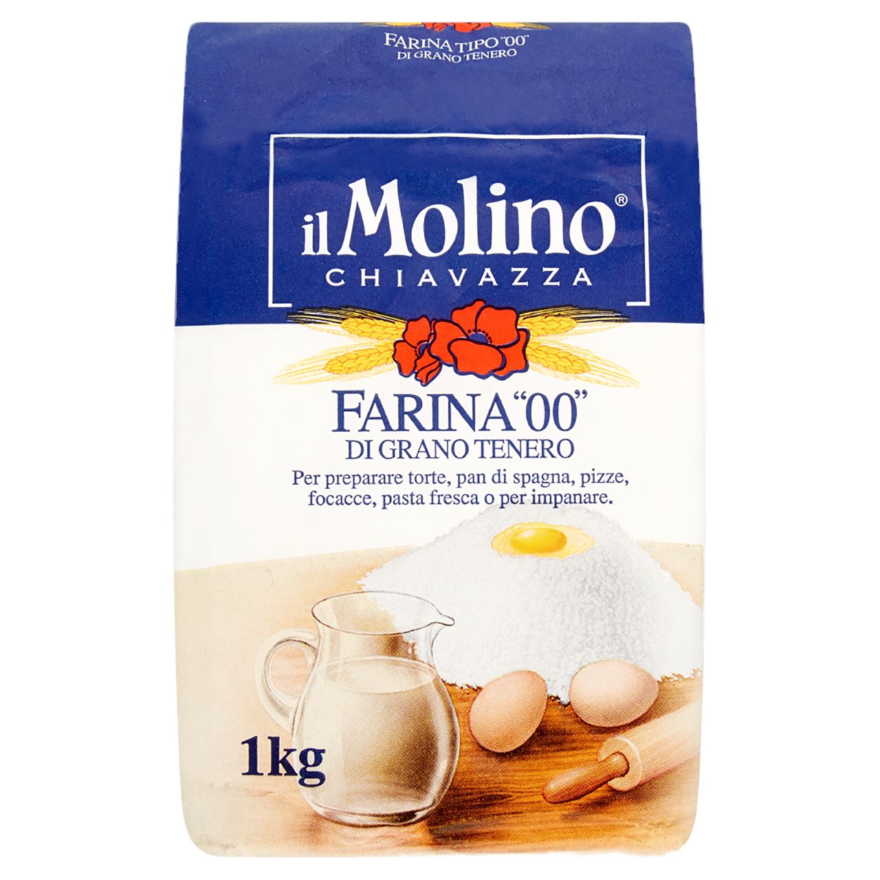 Il Molino Chiavazza Farina di Grana Tenero 00 Tarwemeel 10 x 1 kg