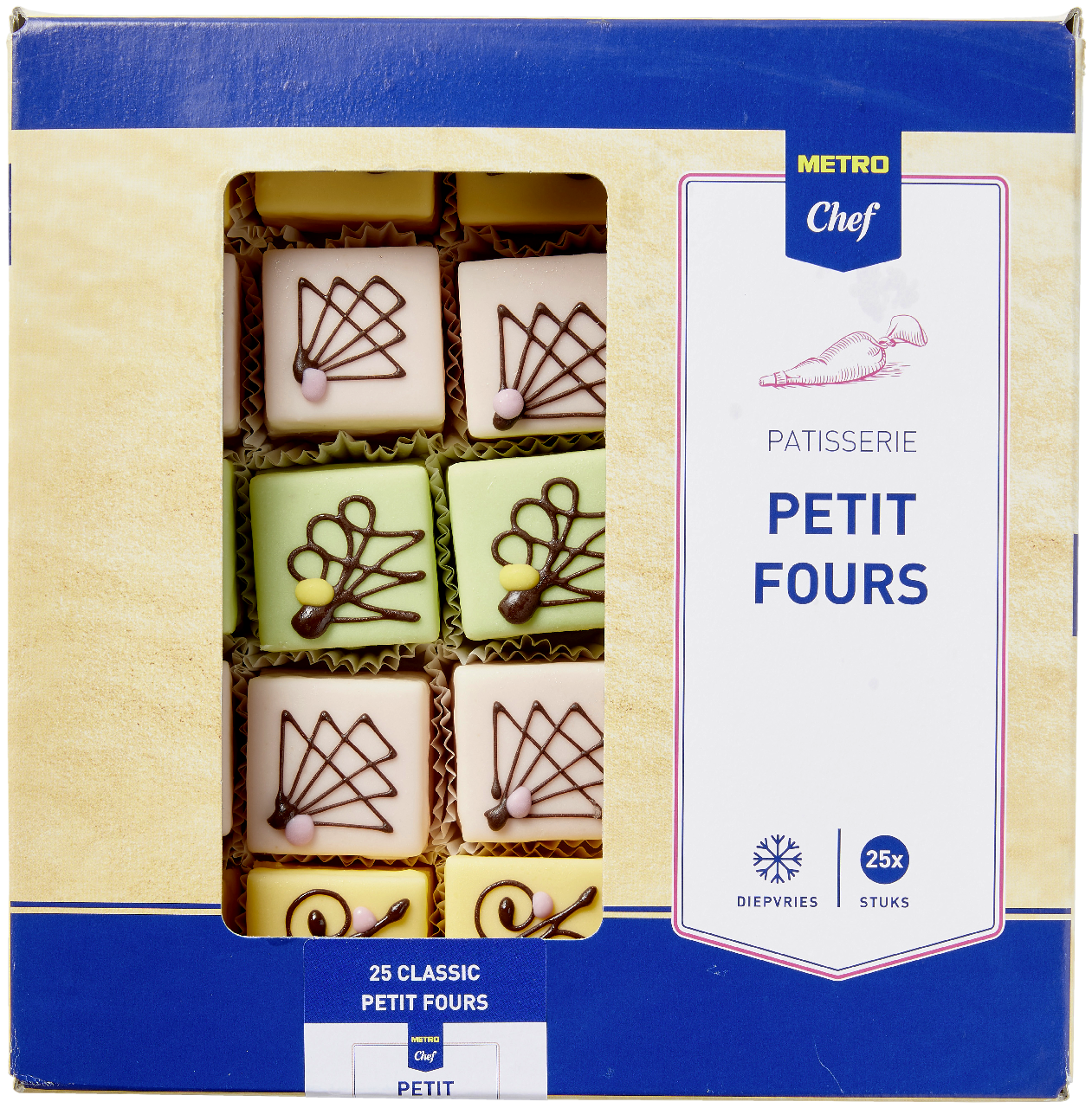 METRO Chef petit fours classique 25 stuks 1 kg