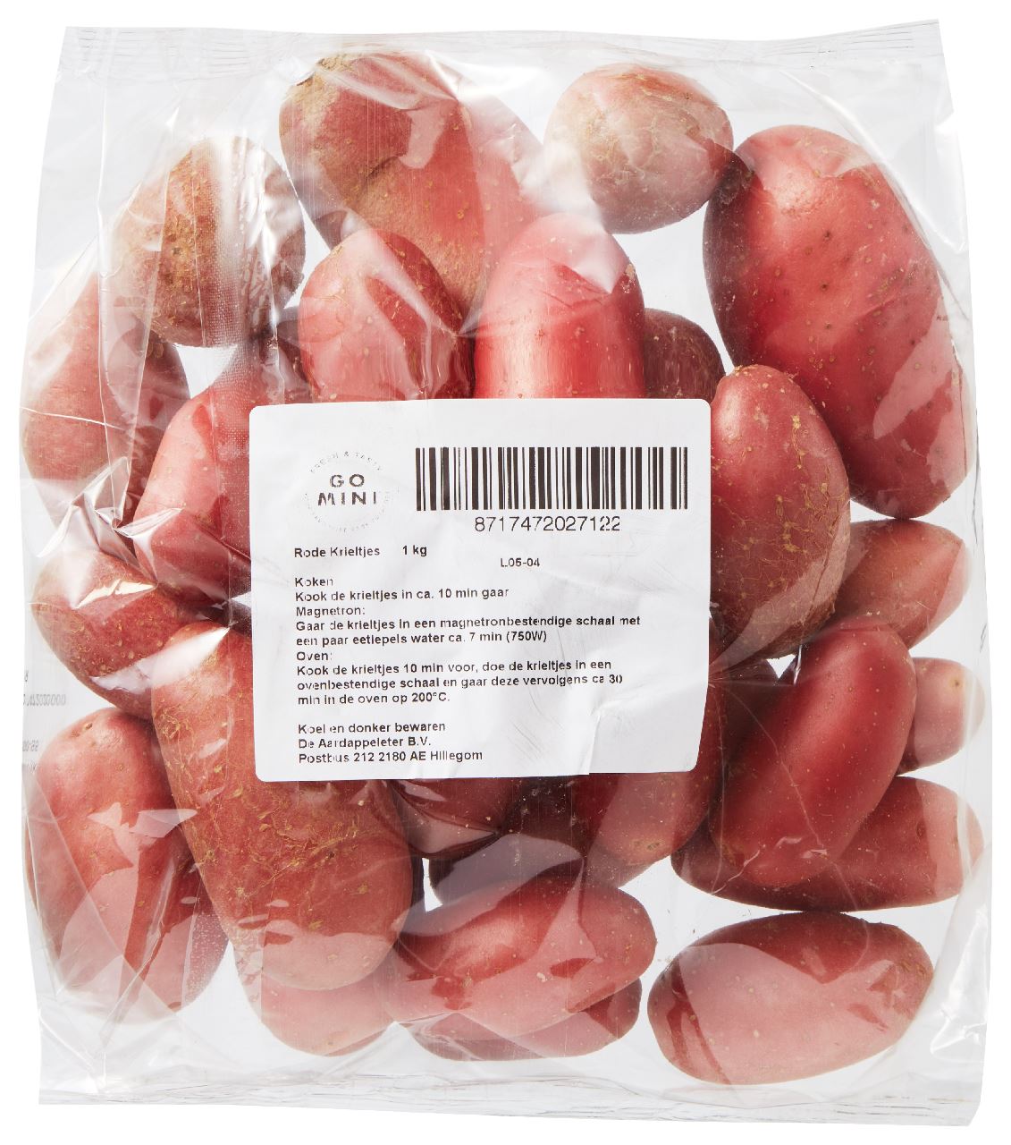 Aardappel Kriel Rood Go Mini 1kg