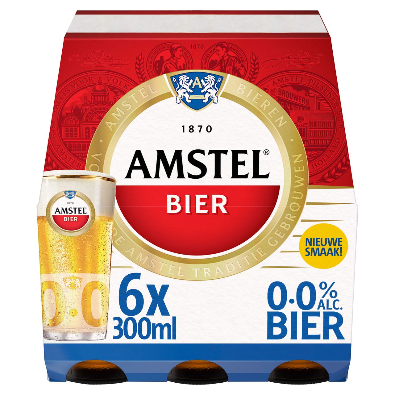AMSTEL 0.0 bier fles 6 x 30 cl