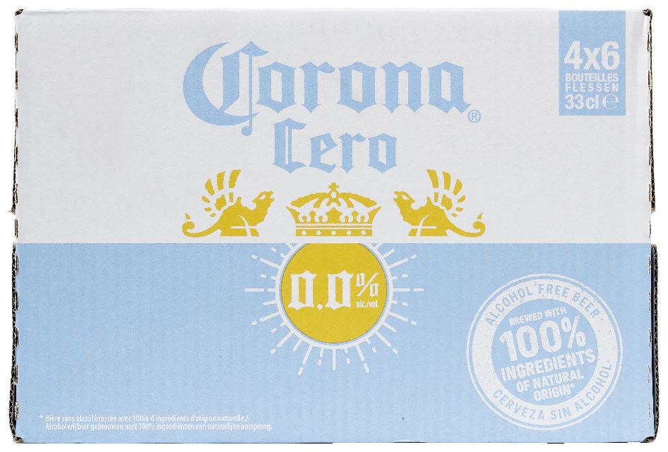Corona Cero Alcoholvrij Bier Fles 24 x 33 cl