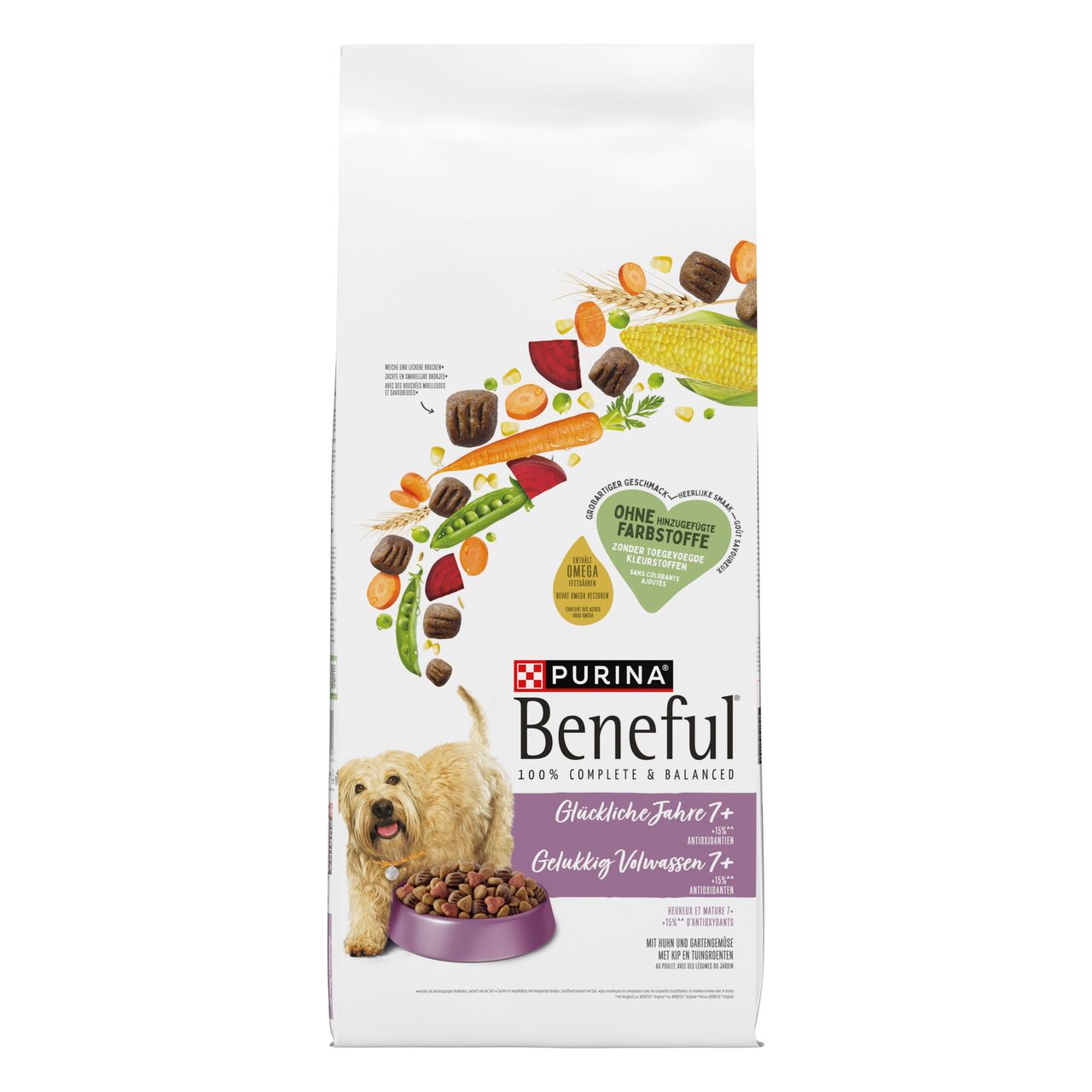 Beneful Gelukkig Volwassen met Kip en Tuingroenten 12 kg