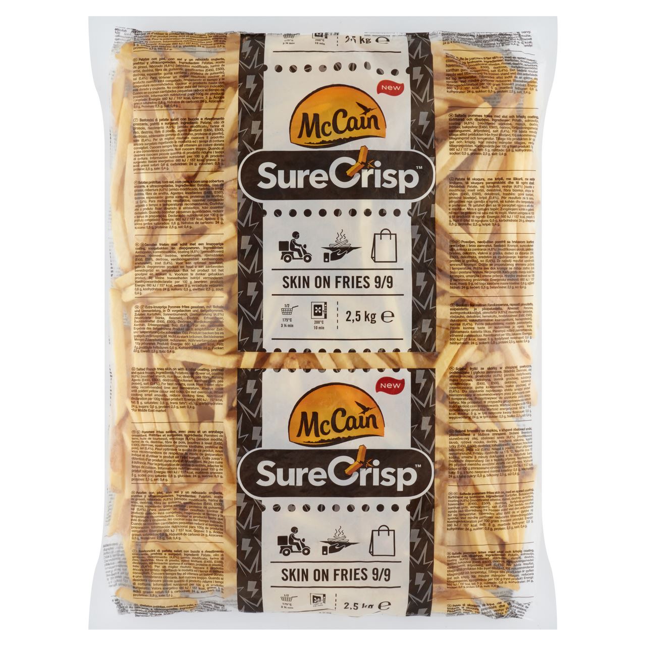McCain SureCrisp Skin on Fries 9/9 2,5 kg