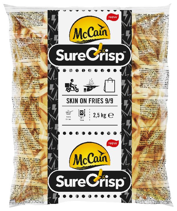 McCain SureCrisp Skin on Fries 9/9 4 x 2,5 kg